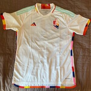 Adidas Belgium 2022 World Cup away jersey Tomorrowland “LOVE” capsule collection